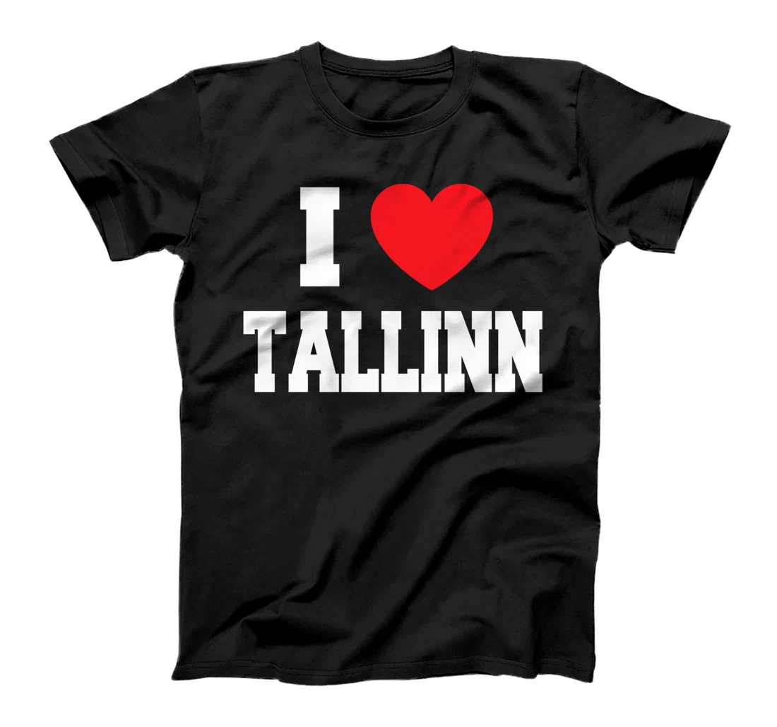 Personalized I Love Tallinn T-Shirt