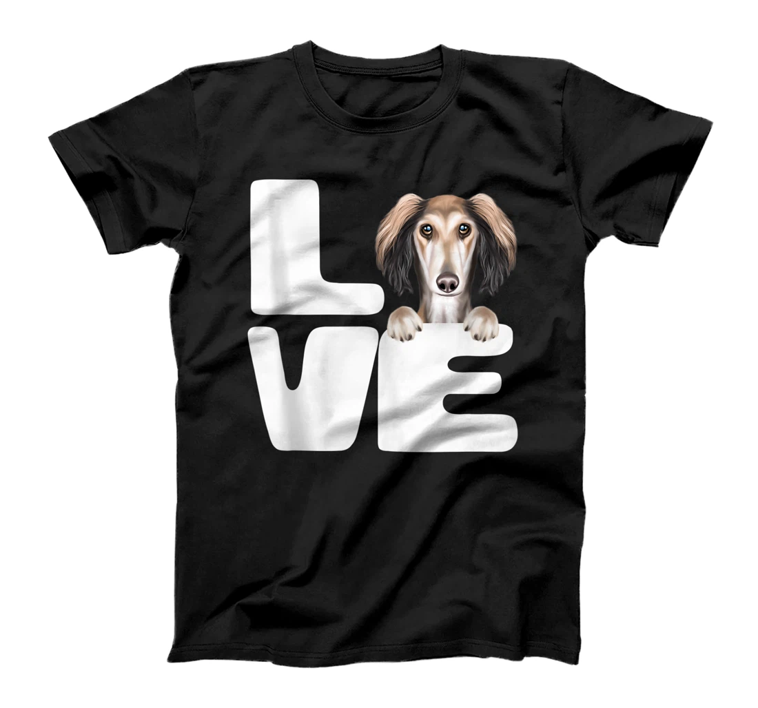 I Love My Saluki Dog Lover T-Shirt, Women T-Shirt