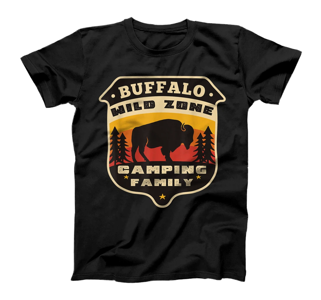 Personalized Buffalo wild zone camping family T-Shirt, Women T-Shirt