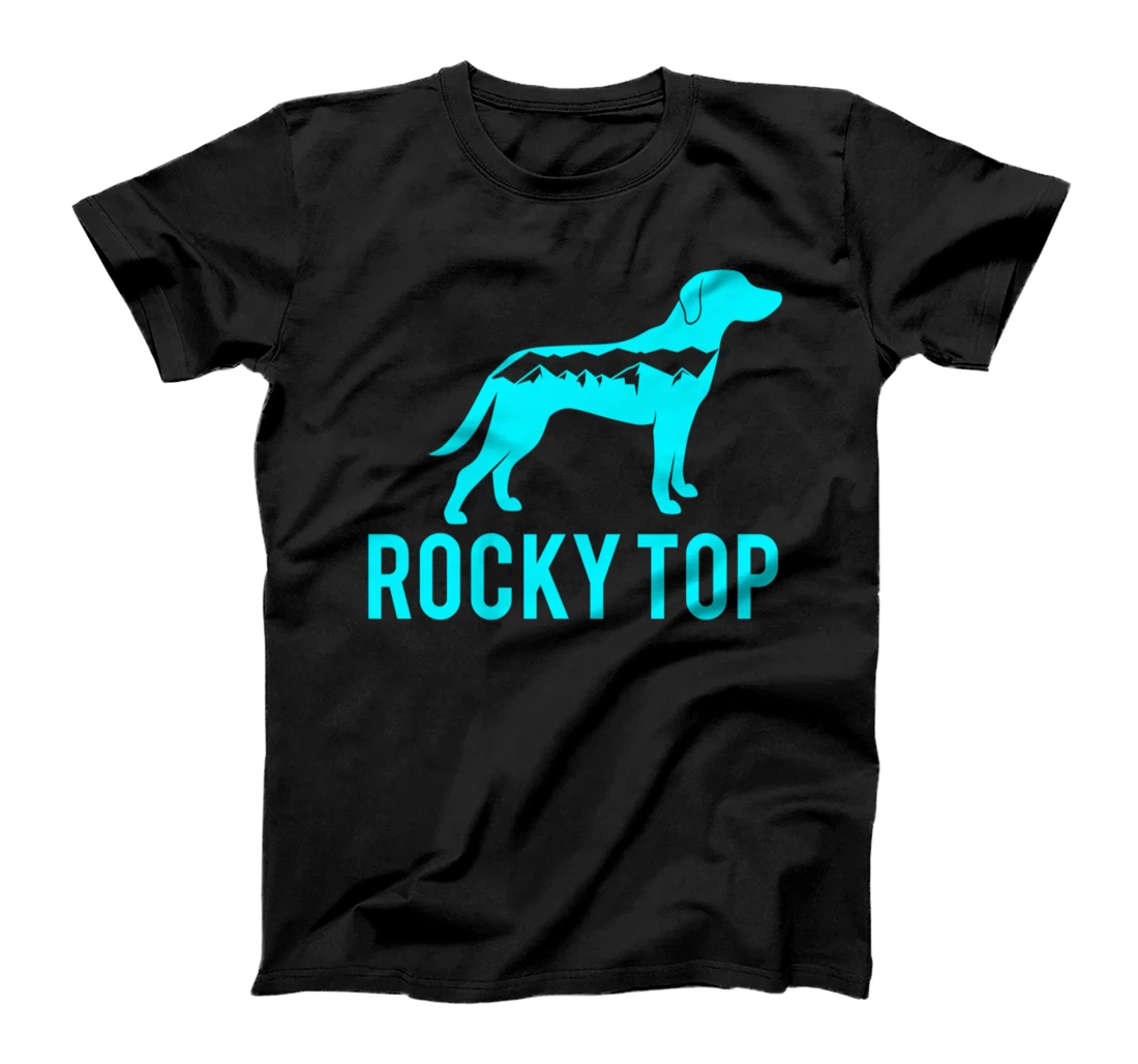 Personalized Rocky Top Blue Dog Mountains Outdoor T-Shirt