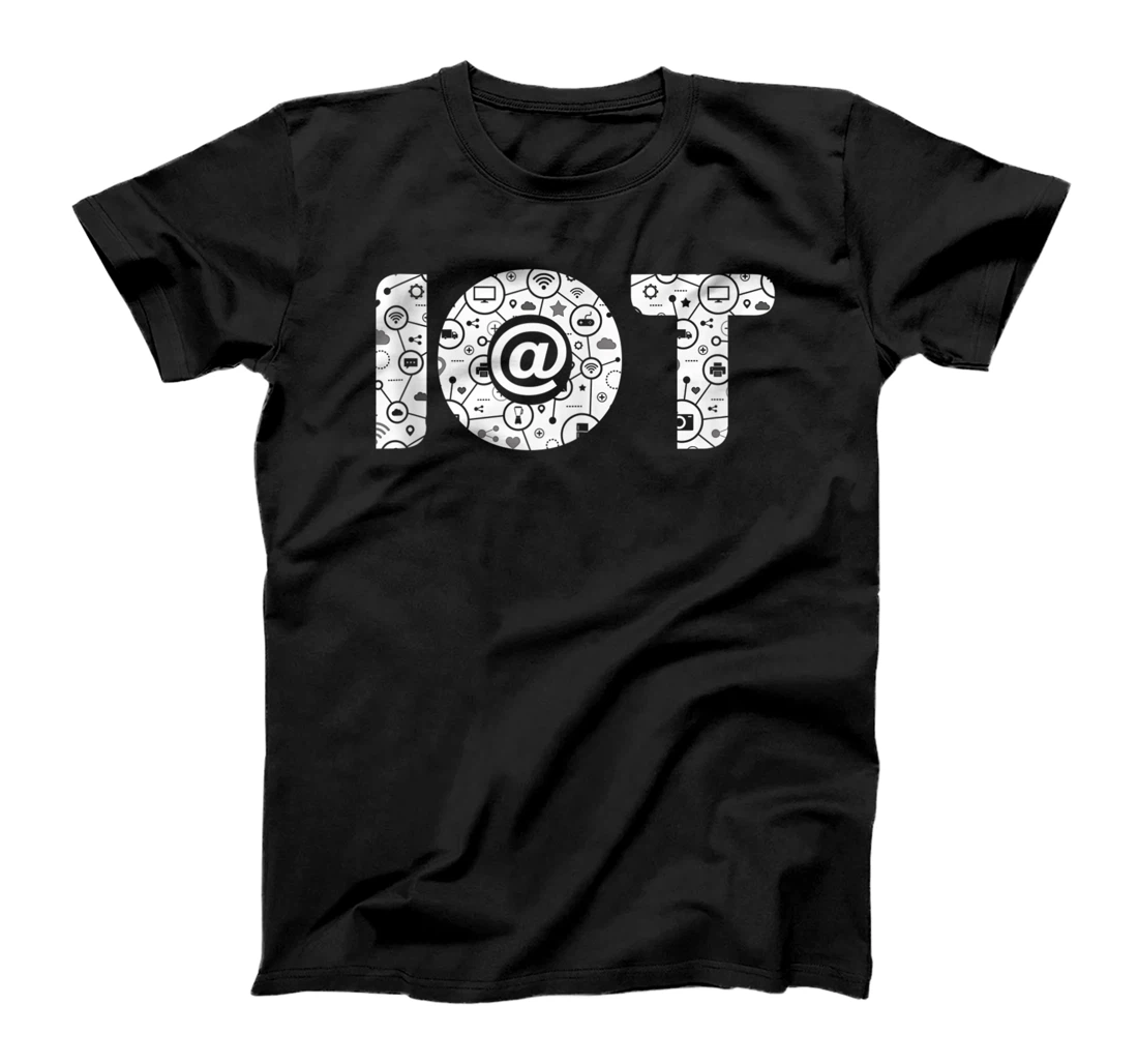Personalized Internet Of Things IoT Smart Science Data Analytics Transfer T-Shirt, Women T-Shirt
