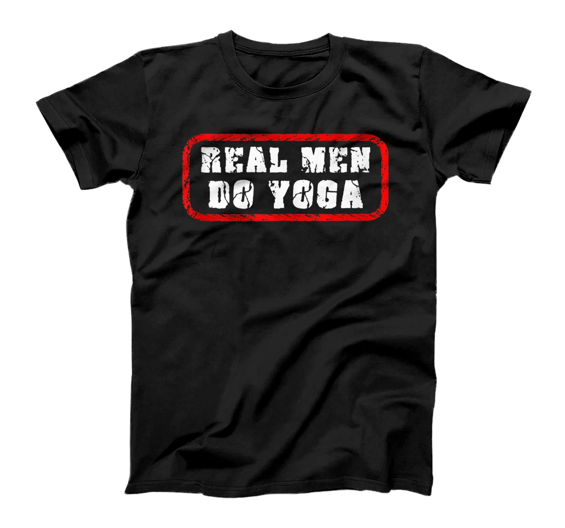 Personalized Real Men Do Yoga Buddhist Spiritual Meditation Instructor T-Shirt, Women T-Shirt