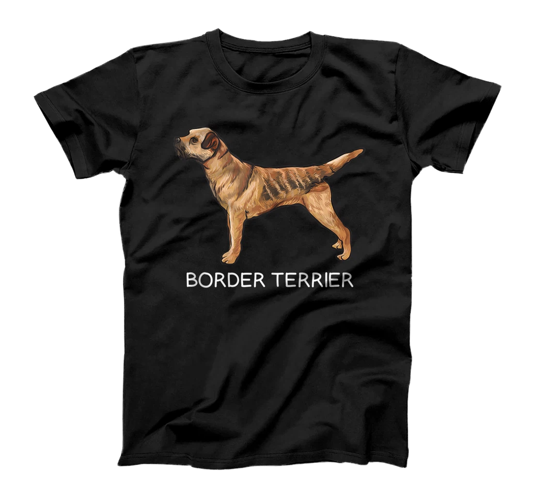 Border Terrier Crazy Dog Lover T-Shirt, Women T-Shirt