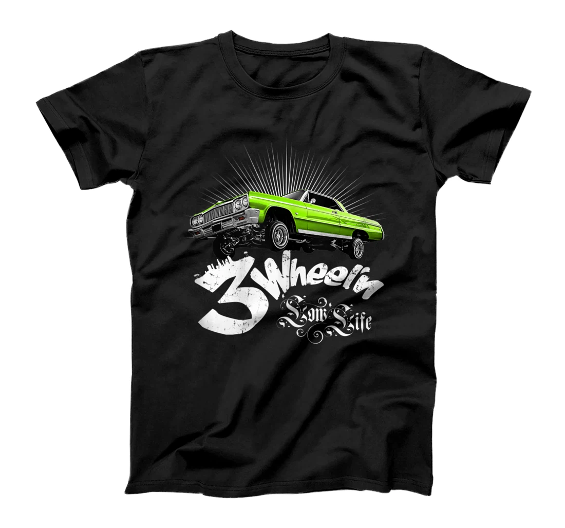 3 Wheel'n Low Rider Car T-Shirt, Women T-Shirt