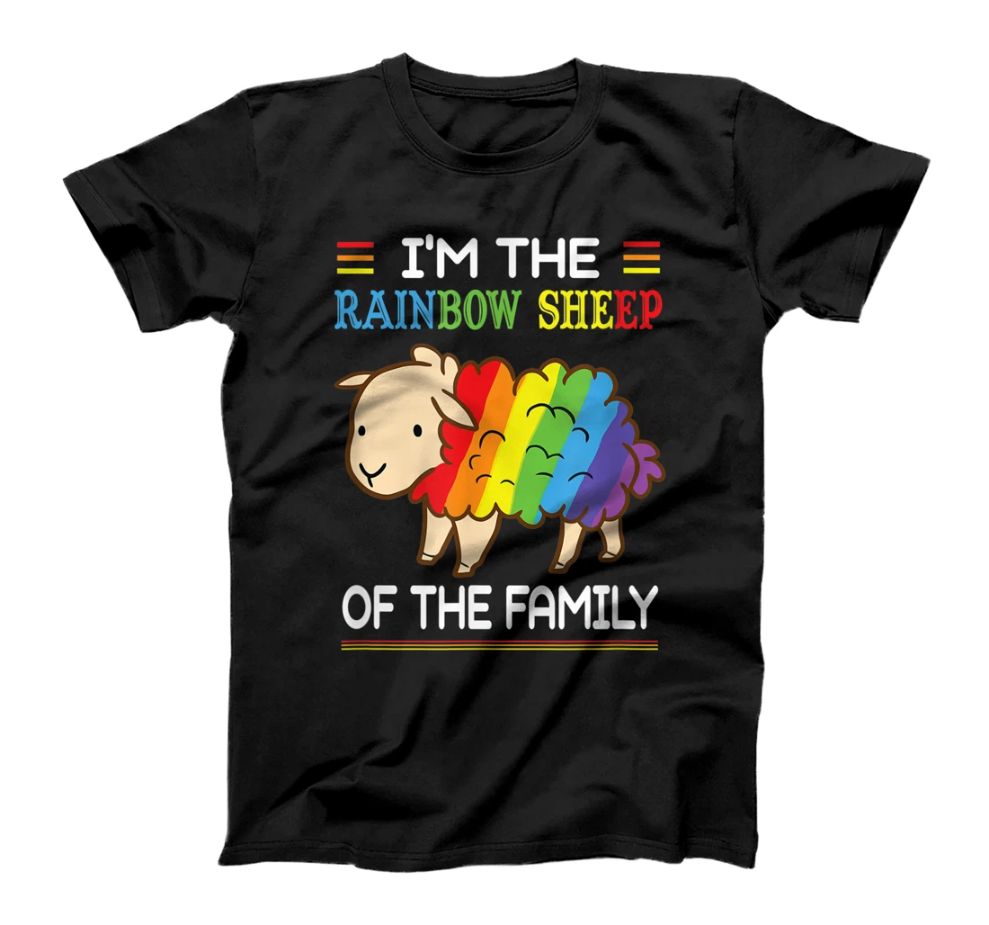 I'm the rainbow sheep of the family - fun animal family T-Shirt, Kid T-Shirt and Women T-Shirt