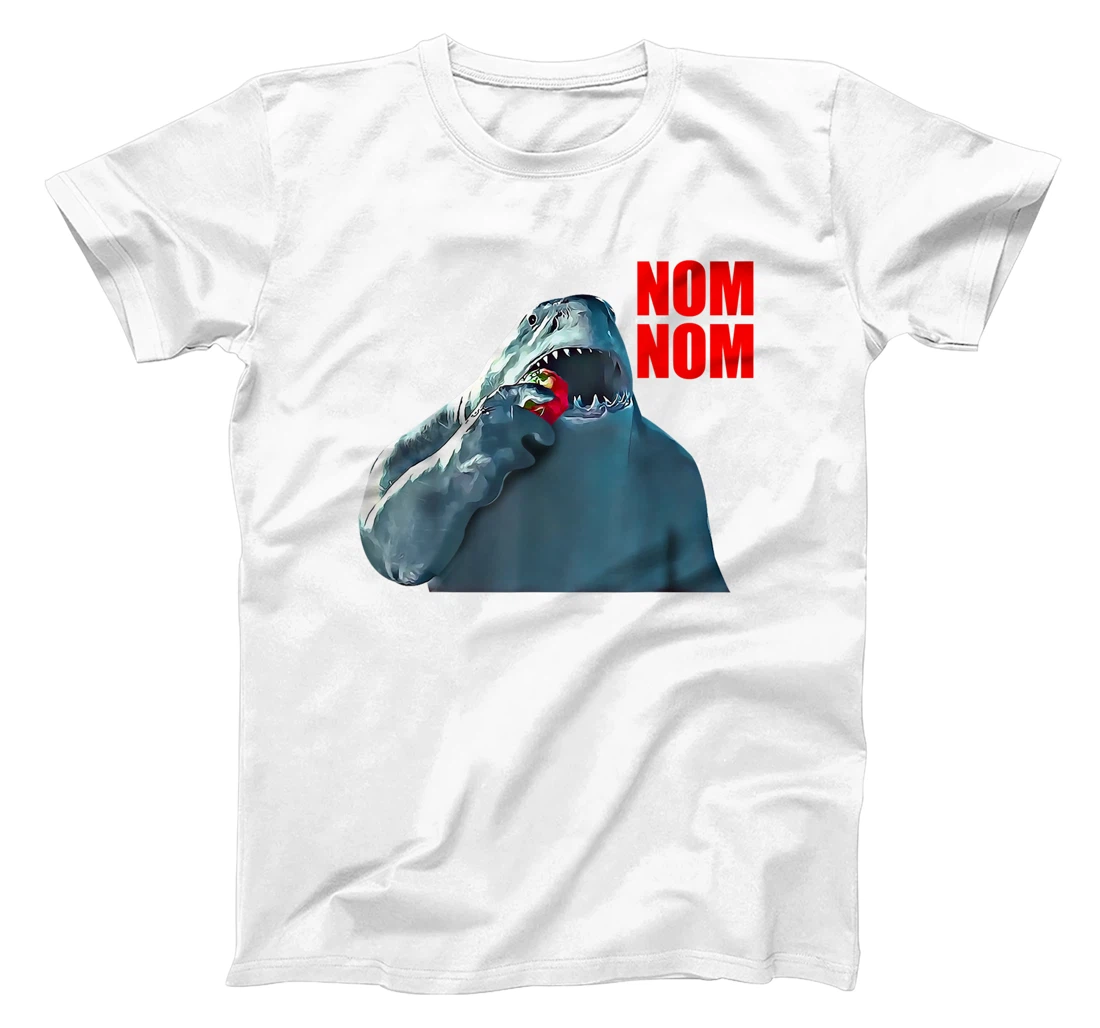 Personalized King Shark Nom Nom For Men T-Shirt, Women T-Shirt