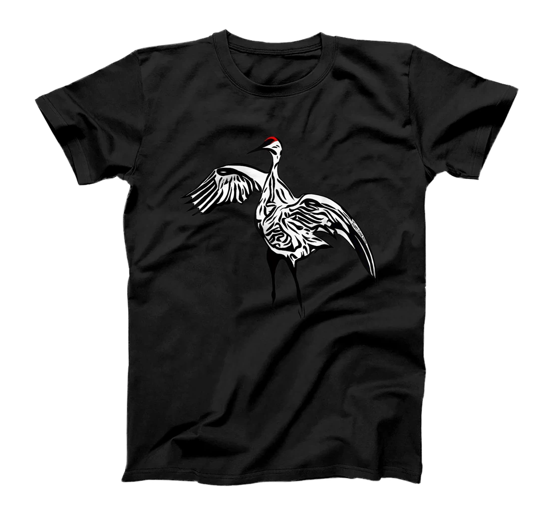 Personalized Dancing Sandhill Crane T-Shirt, Kid T-Shirt and Women T-Shirt