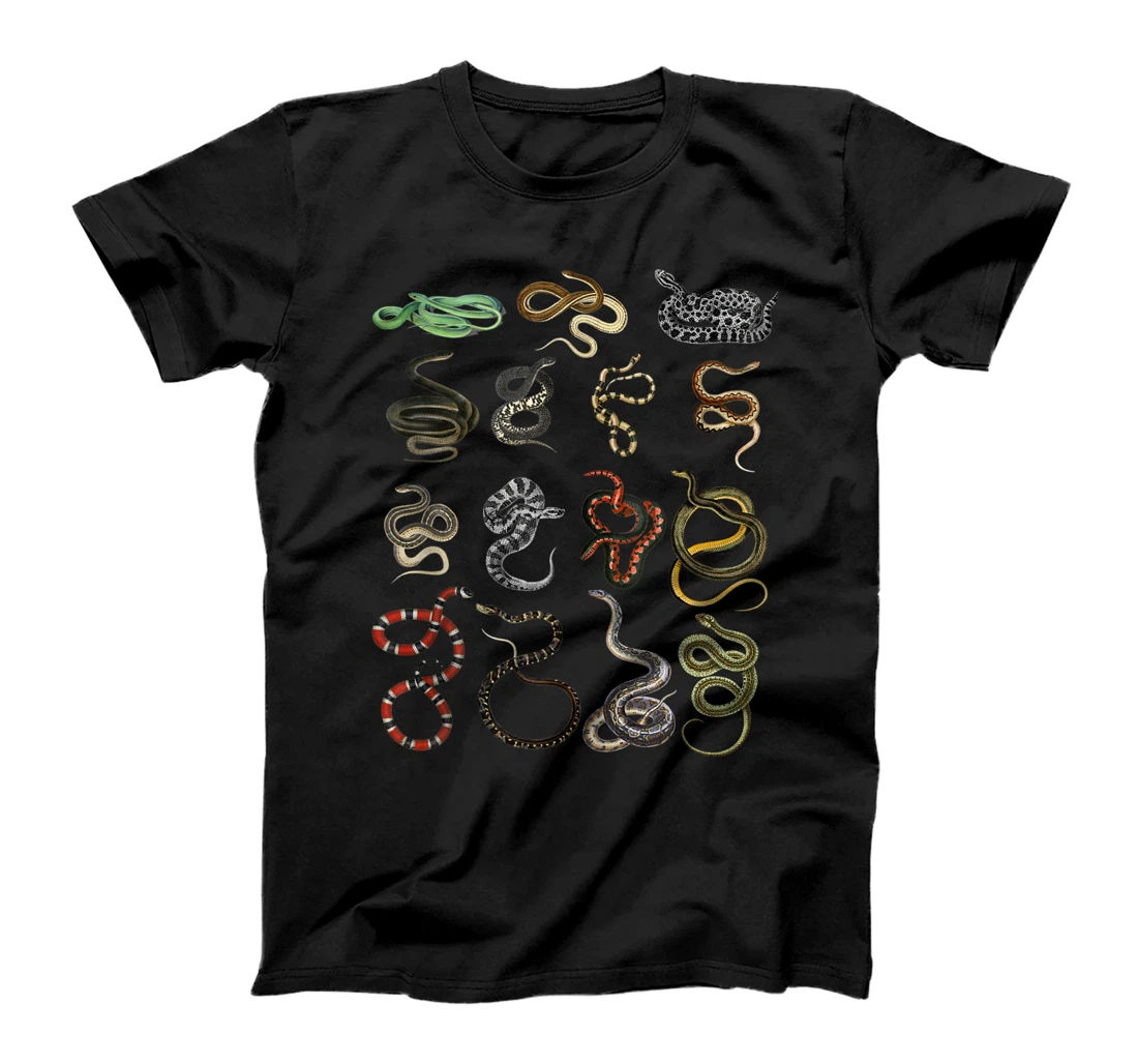 Educational Types of Snake T-Shirt, Women T-Shirt