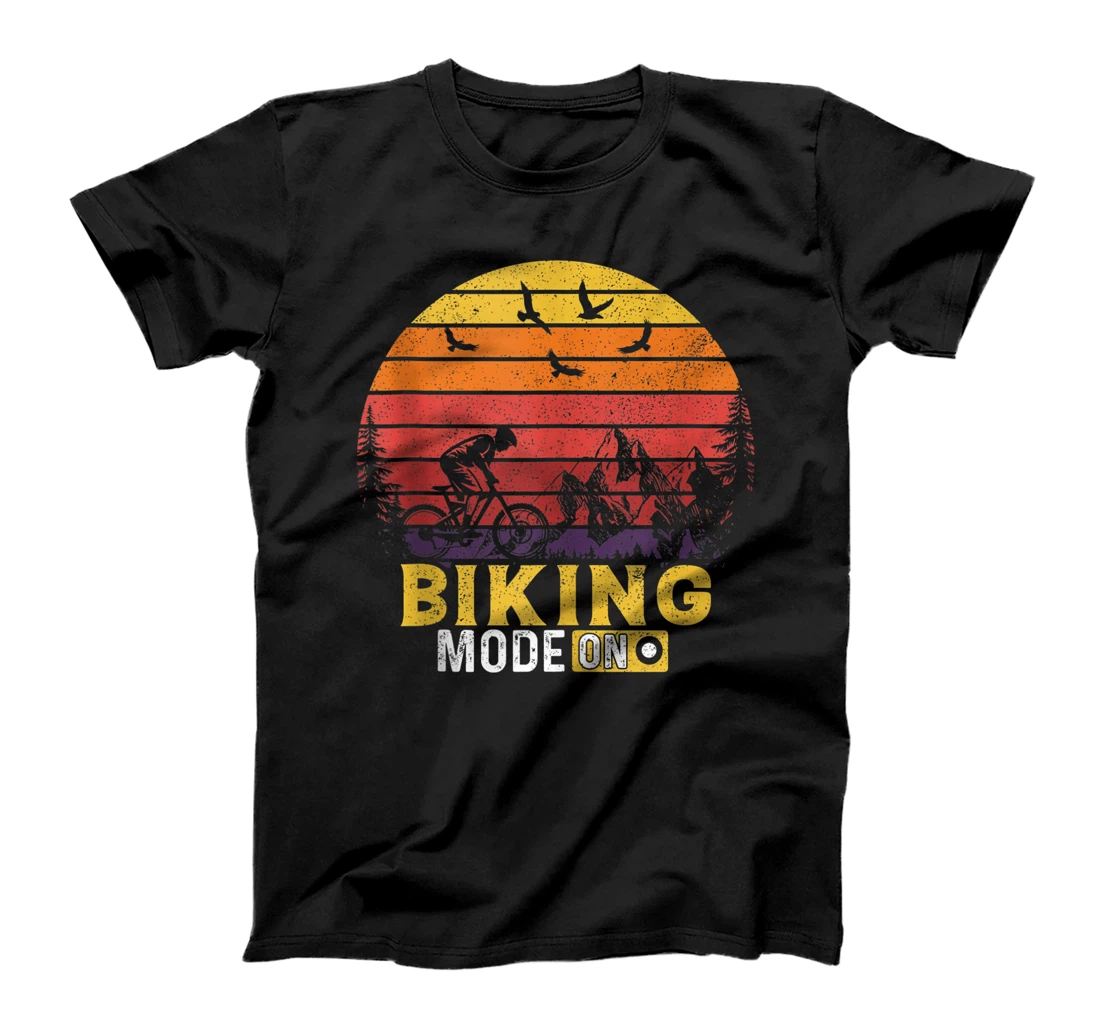 Biking Mode On Retro T-Shirt, Women T-Shirt