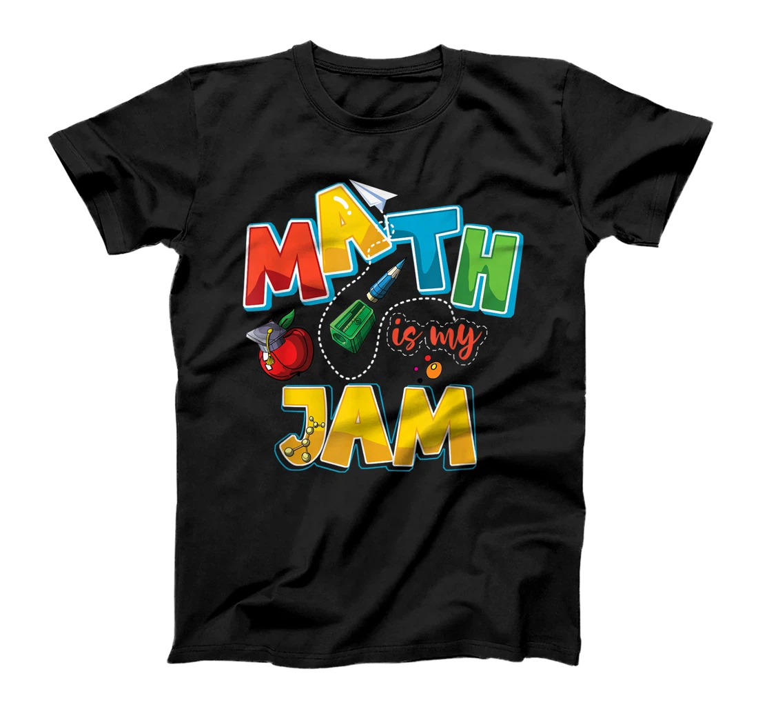 Personalized Math Teacher Math is My Jam Mathematic T-Shirt, Women T-Shirt