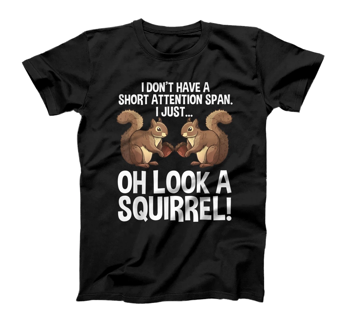Personalized Funny ADHD Squirrel Design For Men Women Chipmunk Pet Lovers T-Shirt, Kid T-Shirt and Women T-Shirt
