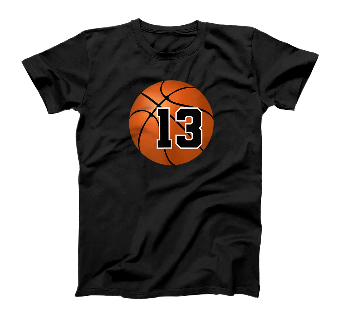 Basketball Jersey Lucky Favorite Number #13 T-Shirt, Women T-Shirt