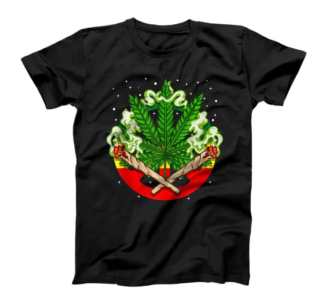 Pot Leaf Cannabis Smoker Marijuana Joints And Blunts T-Shirt, Women T-Shirt