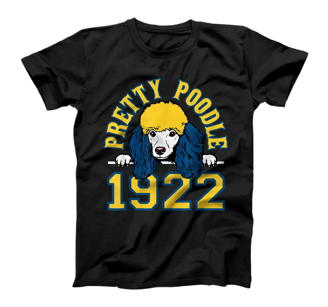 Personalized Womens Sigma-1922 Poodle Gamma-Rho Pretty Poodle T-Shirt, Women T-Shirt