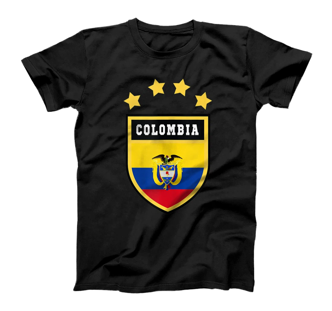 Colombia T-Shirt, Women T-Shirt Coat of arms Tee Flag souvenir Gift Bogota T-Shirt, Women T-Shirt