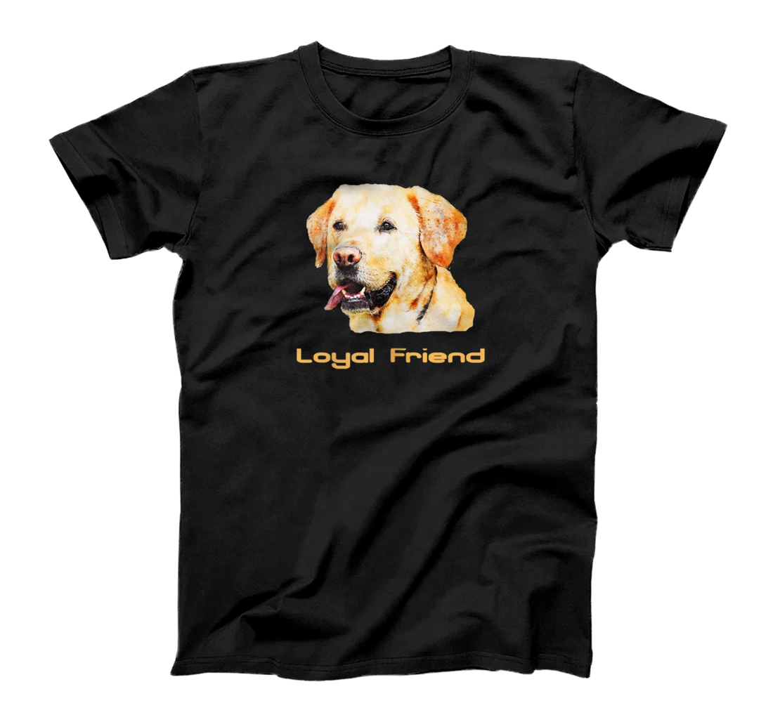 Yellow Labrador Retriever Loyal Friend T-Shirt, Women T-Shirt T-Shirt, Women T-Shirt