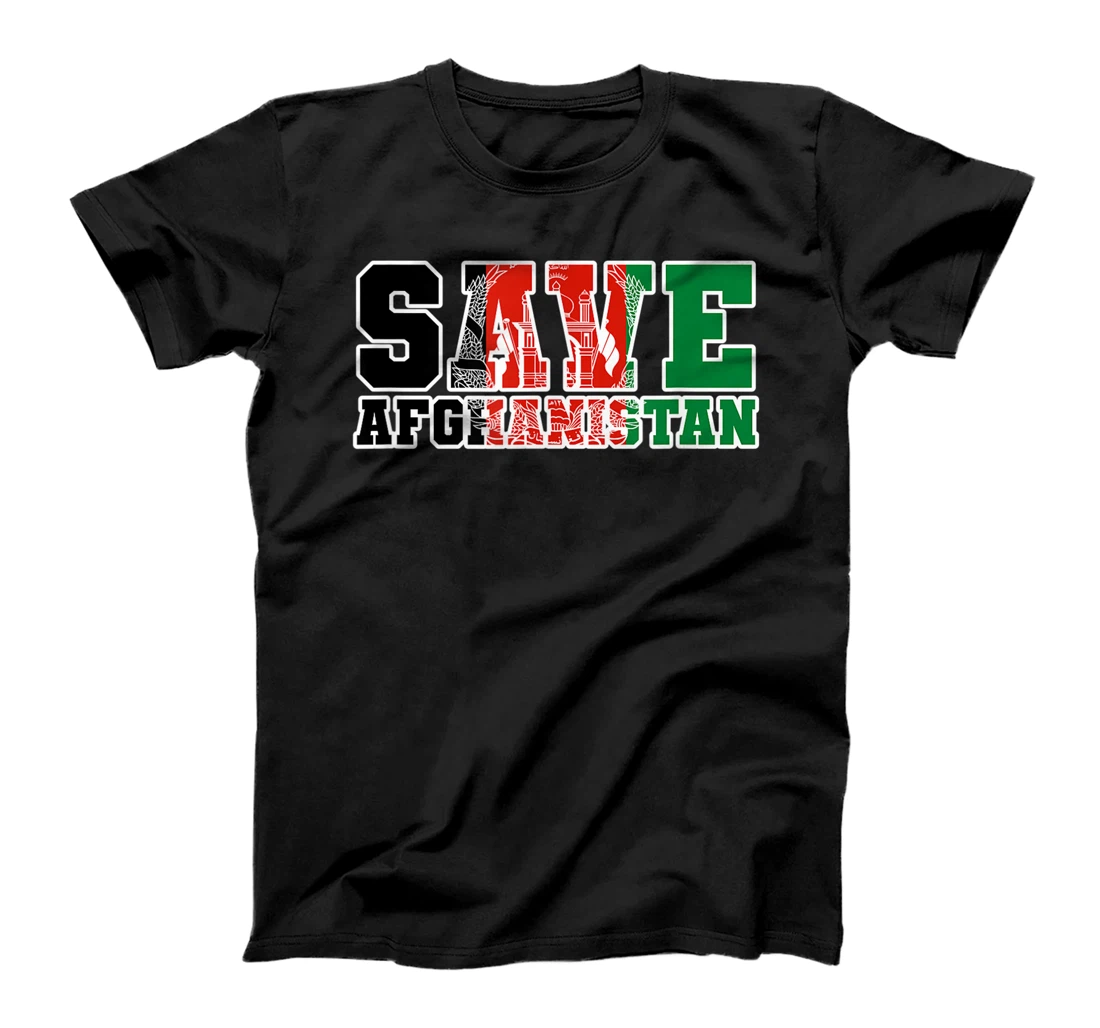 Personalized Save Afghanistan T-Shirt, Women T-Shirt