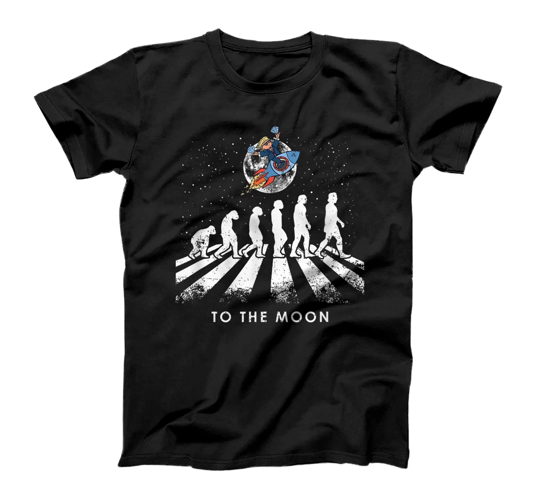 Personalized To The Moon Evolution Of Apes T-Shirt, Women T-Shirt