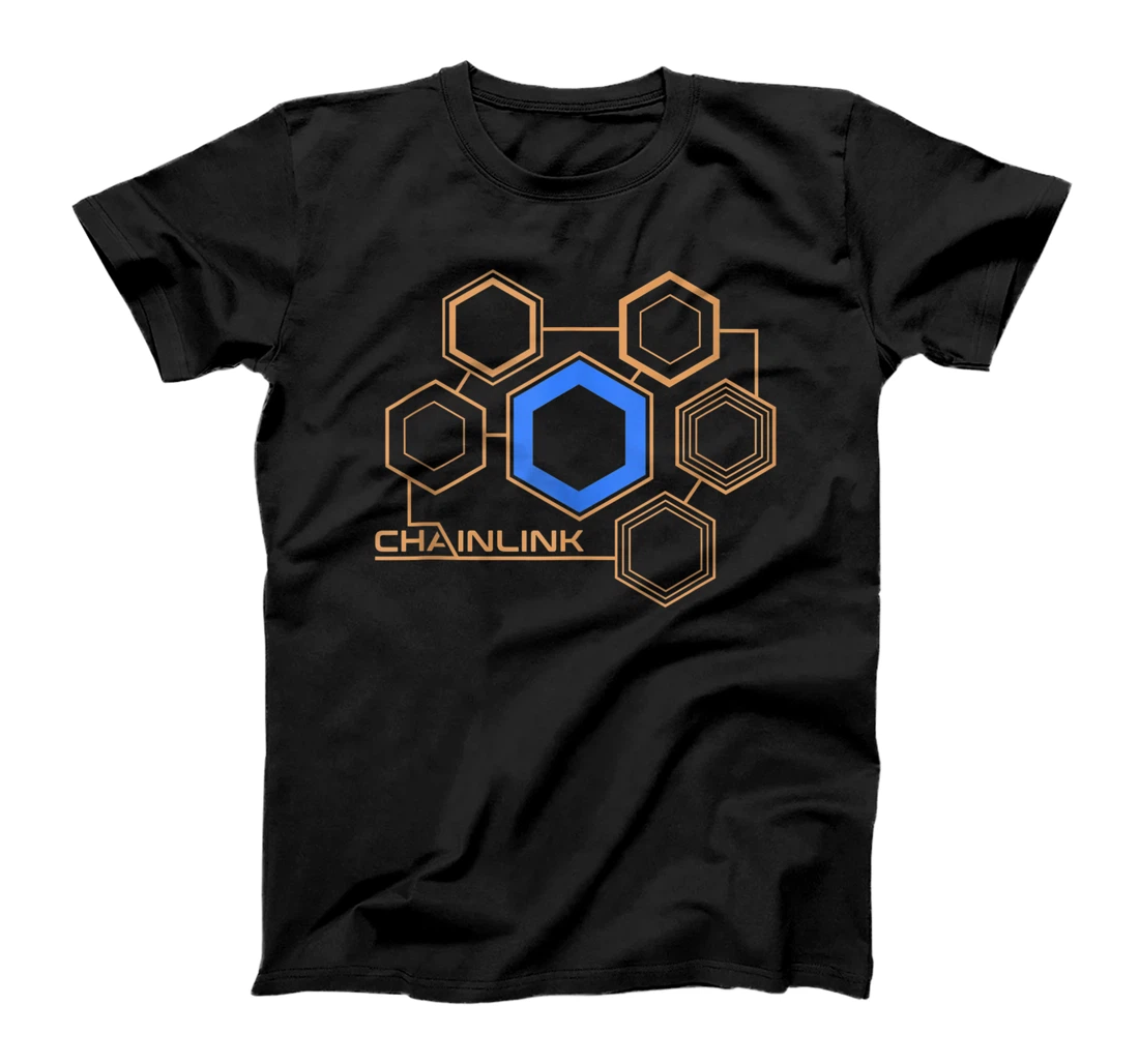 Personalized CHAINLINK Crypto LINK Token Decentralized Finance Blockchain T-Shirt, Women T-Shirt