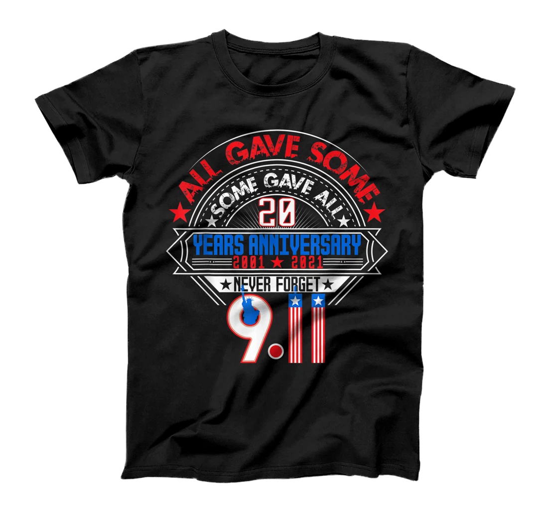Personalized Vintage 911 20th Anniversary - Patriotic 9-11-2001 T-Shirt, Women T-Shirt
