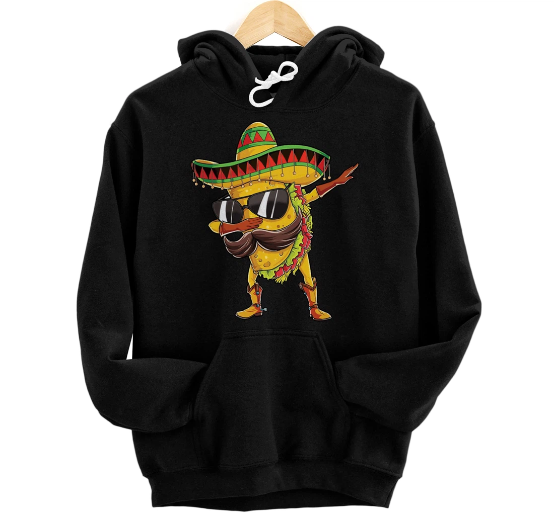 Mexico Dabbing Taco Hoodie Mexican food Pullover Hoodie