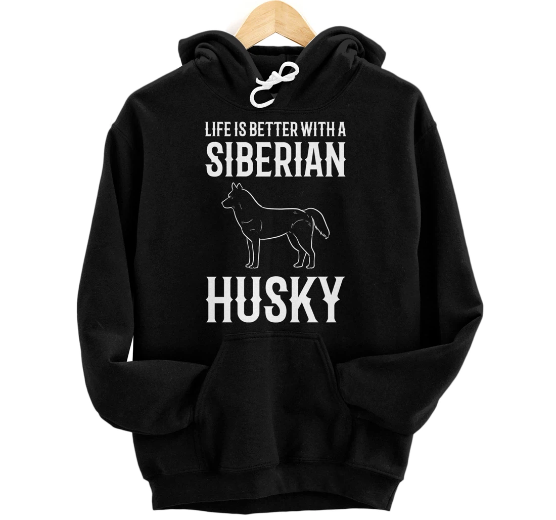 Siberian Husky Dog Lover Pullover Hoodie