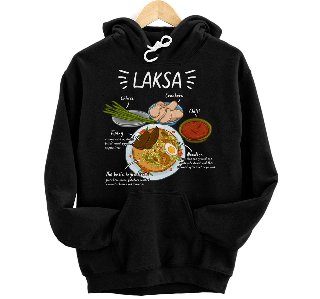 Ramen Hoodie Japanese Kawaii Anime Tee Noodles Gift Pullover Hoodie