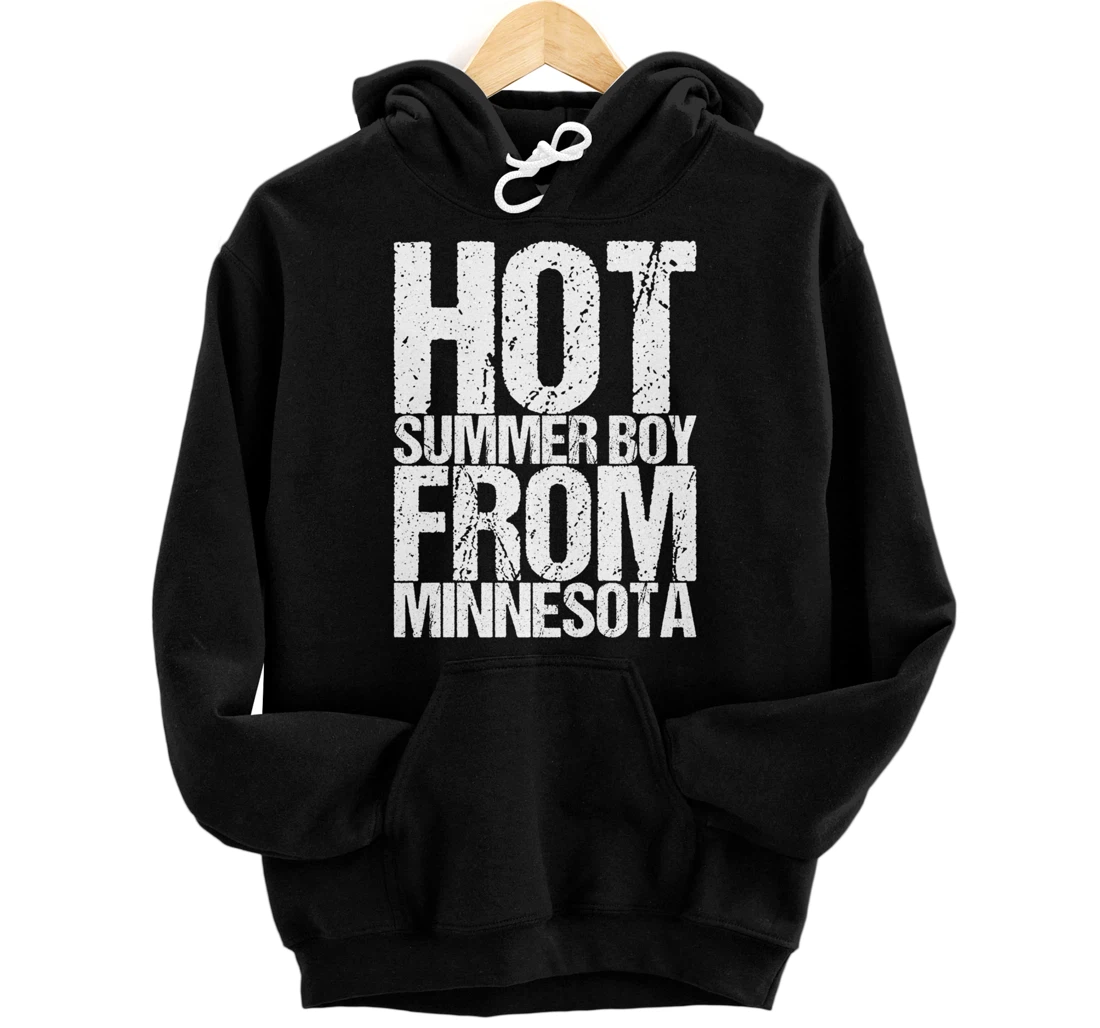 Personalized Hot Summer Boy From Minnesota Pullover Hoodie
