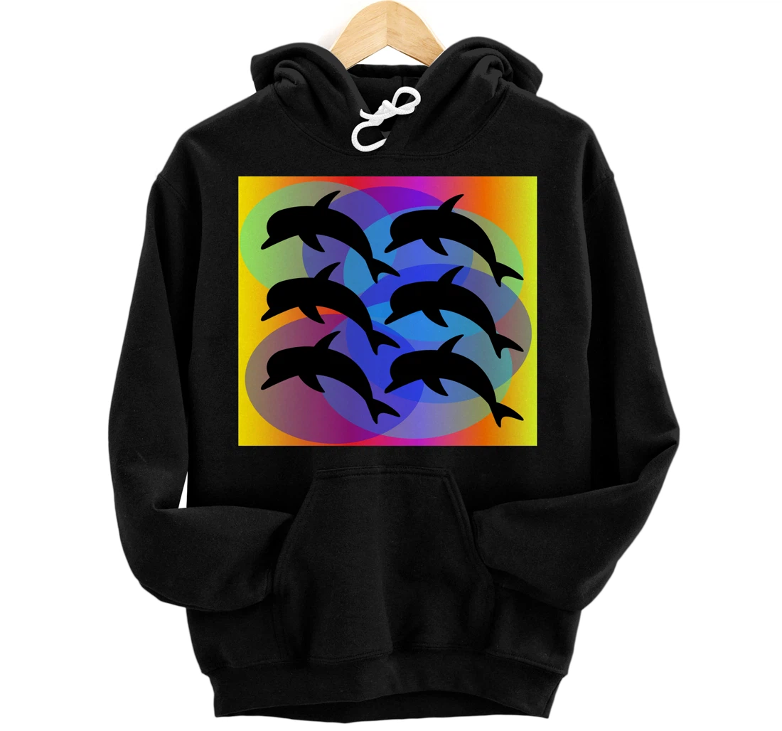 Personalized Dolphins Pullover Hoodie