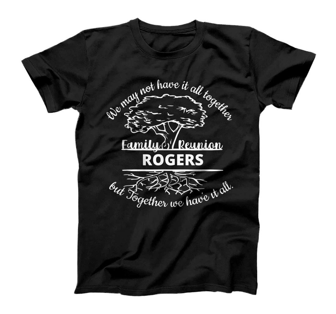 Personalized Family Reunion Rogers Family Summer Get together Tree T-Shirt, Kid T-Shirt and Women T-Shirt