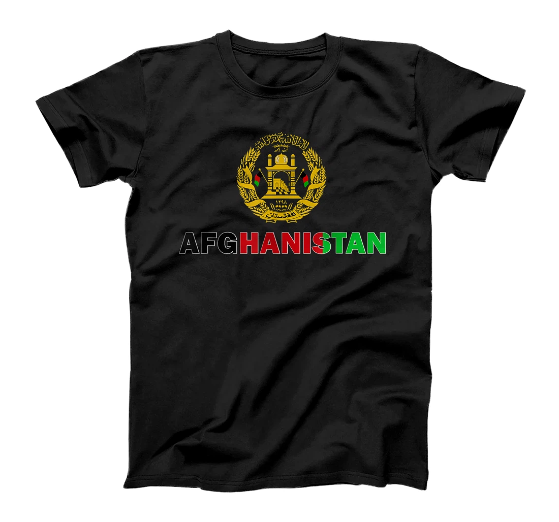 Afghanistan Flag Emblem National Symbol Afghan Flag Clothes T-Shirt, Kid T-Shirt and Women T-Shirt