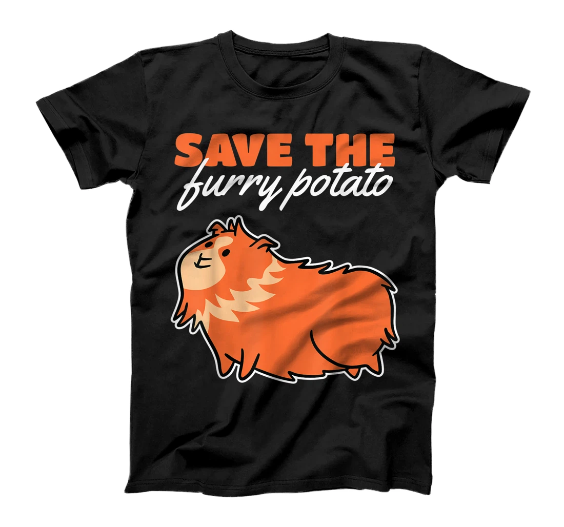 Funny Guinea Pig Save The Furry Potato Chunky Guinea Pig T-Shirt, Kid T-Shirt and Women T-Shirt