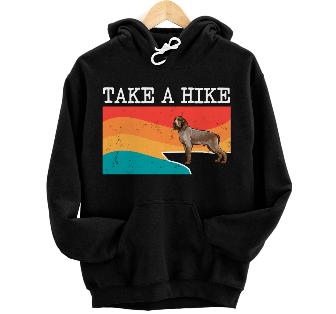 Personalized Funny Take A Hike Spinoni Italiani Graphic Hiking Pullover Hoodie