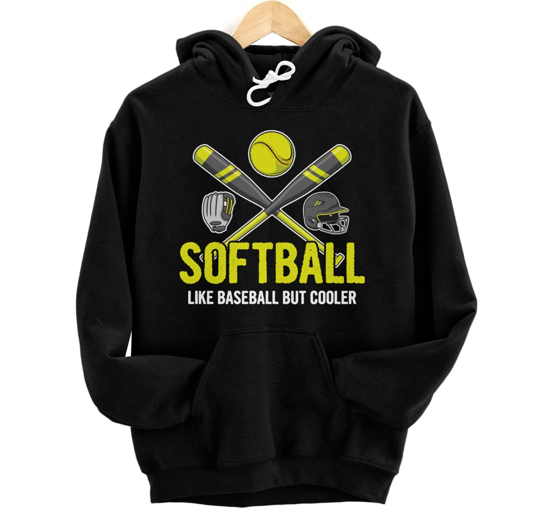 Personalized Softball Quote for a Softball Catcher Pullover Hoodie