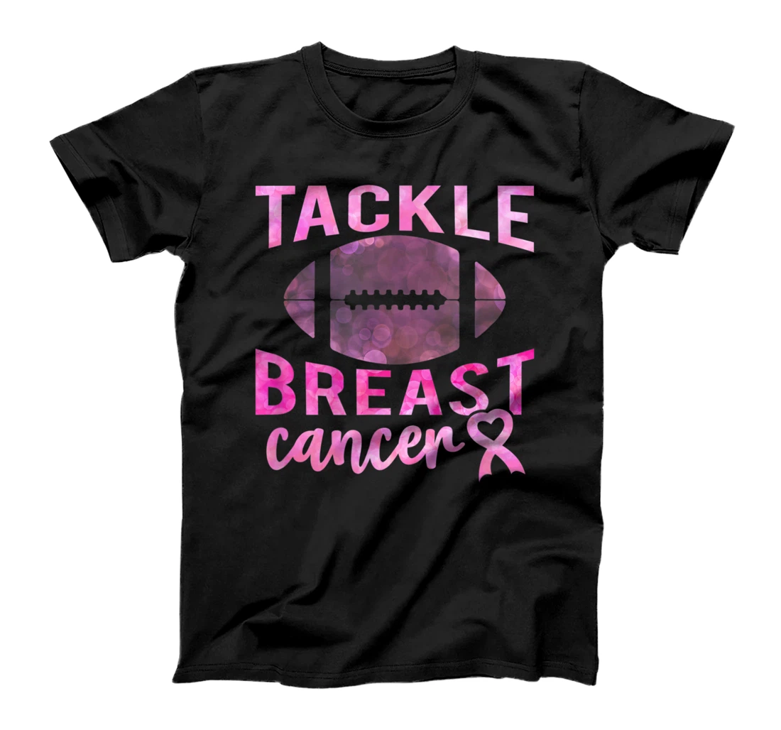 Personalized October Breast Cancer Awareness Tackle Breast Cancer Pink T-Shirt, Kid T-Shirt and Women T-Shirt