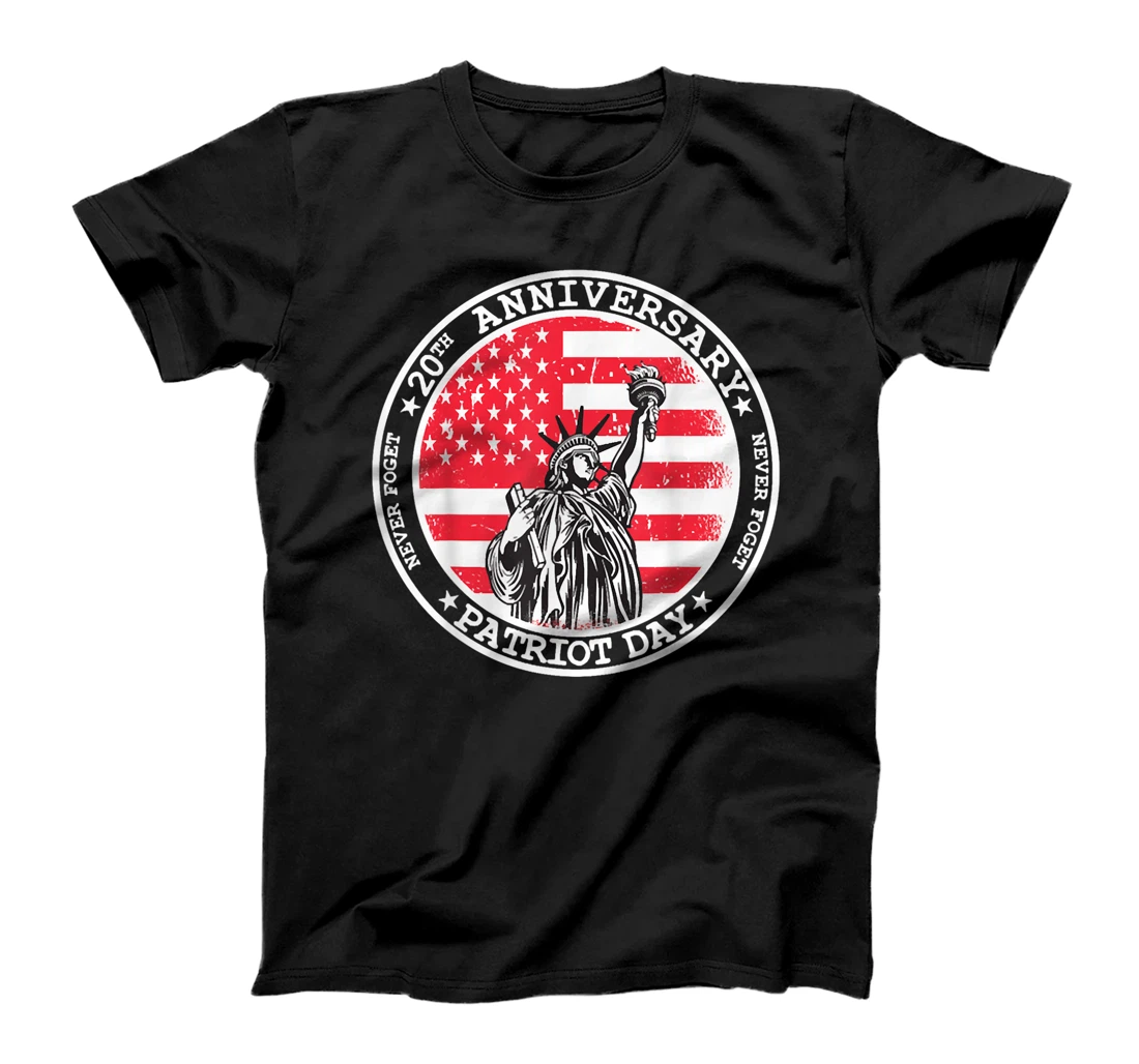 911 20th Anniversary Never Forget Patriot Day T-Shirt, Women T-Shirt