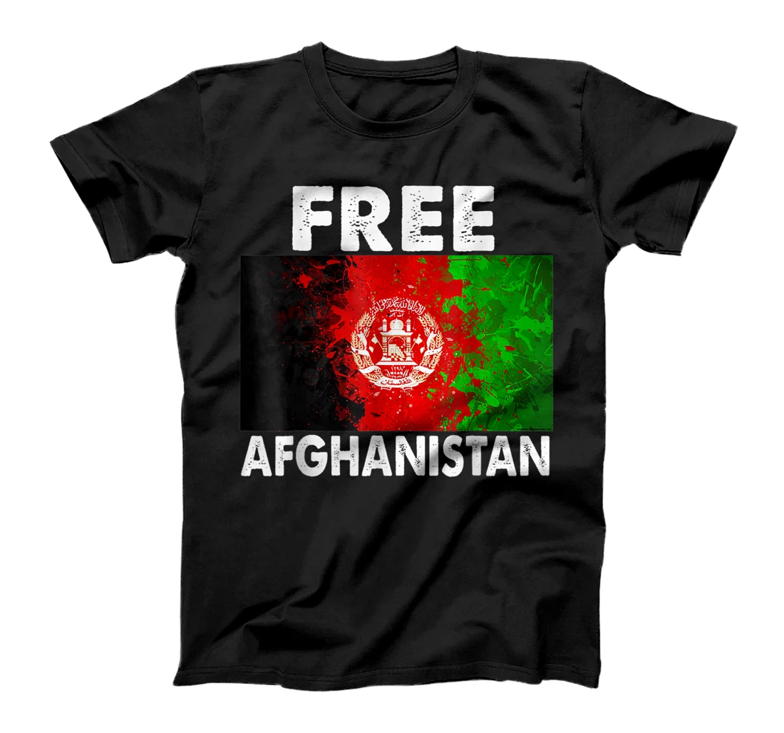 Afghanistan Flag Free Afghanistan T-Shirt, Kid T-Shirt and Women T-Shirt T-Shirt, Kid T-Shirt and Women T-Shirt