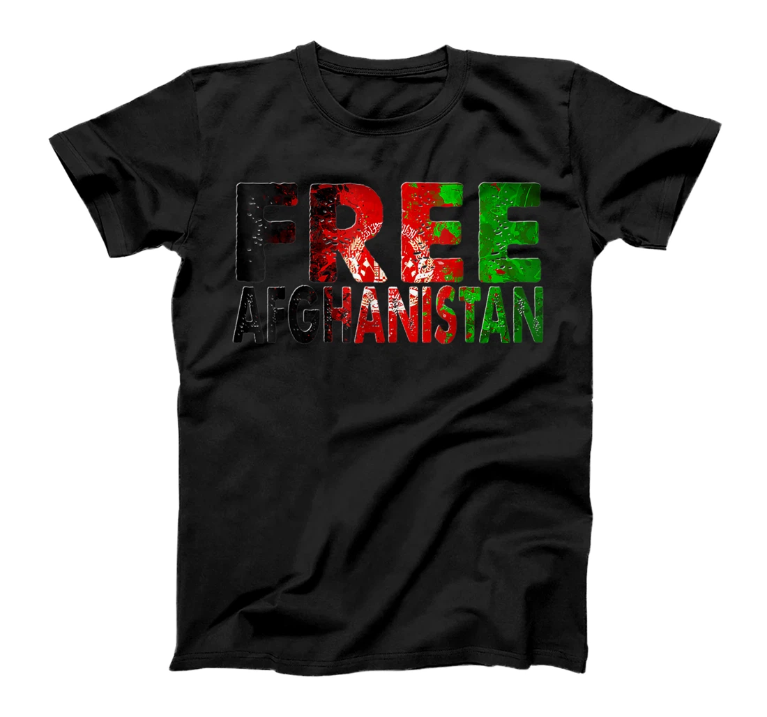 Afghanistan Flag Free Afghanistan T-Shirt, Kid T-Shirt and Women T-Shirt T-Shirt, Kid T-Shirt and Women T-Shirt