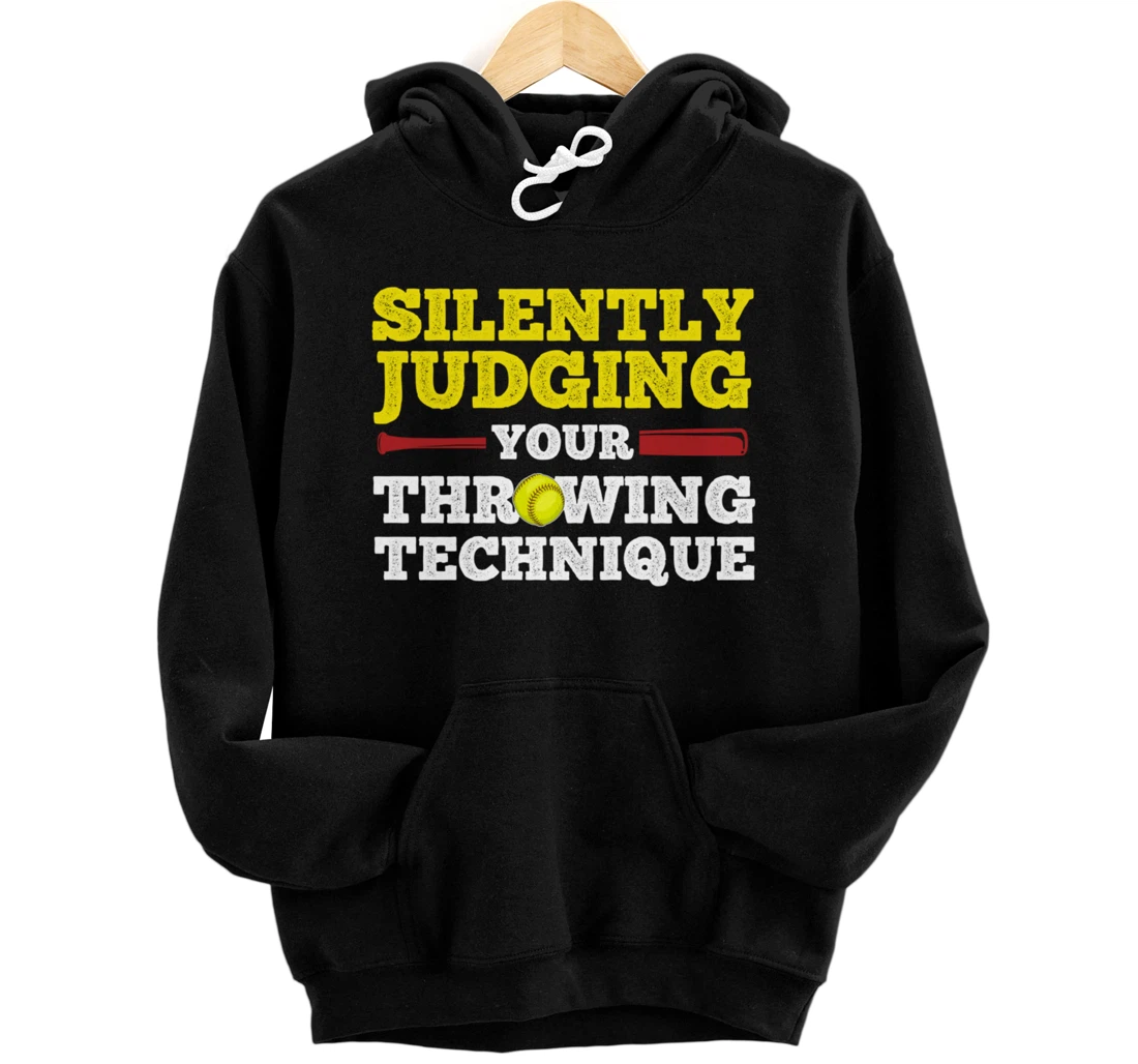 Personalized Softball Quote for a Softball Player Pullover Hoodie