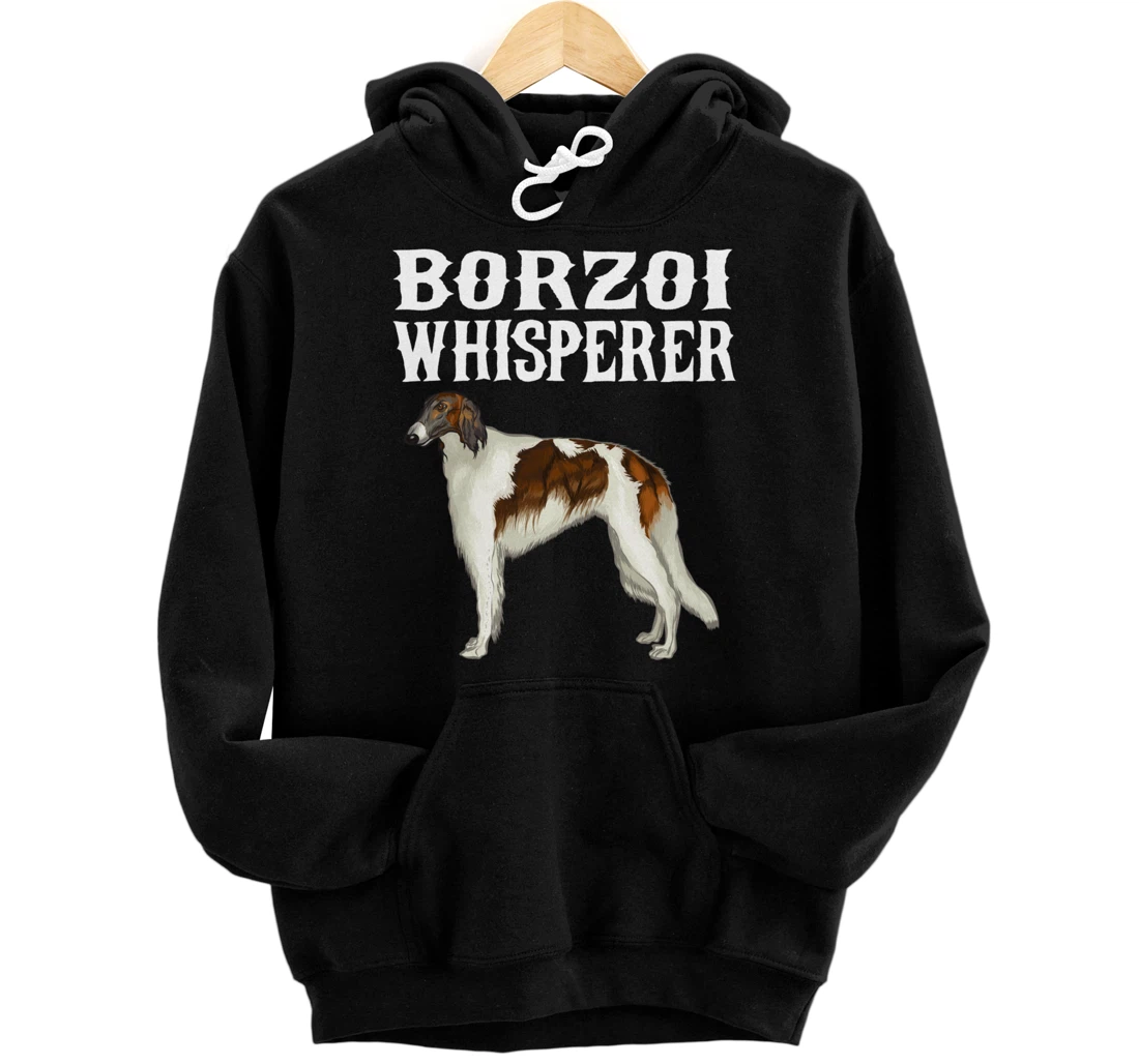 Personalized Funny Borzoi Whisperer Dog Lover Pullover Hoodie