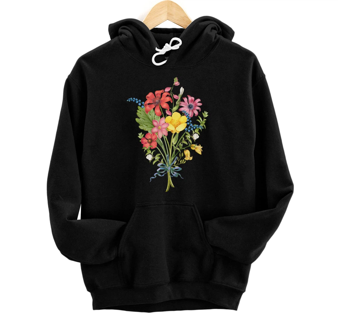 Personalized Daisy Blossom Flower Art & Botanical Plants For Men & Women Pullover Hoodie