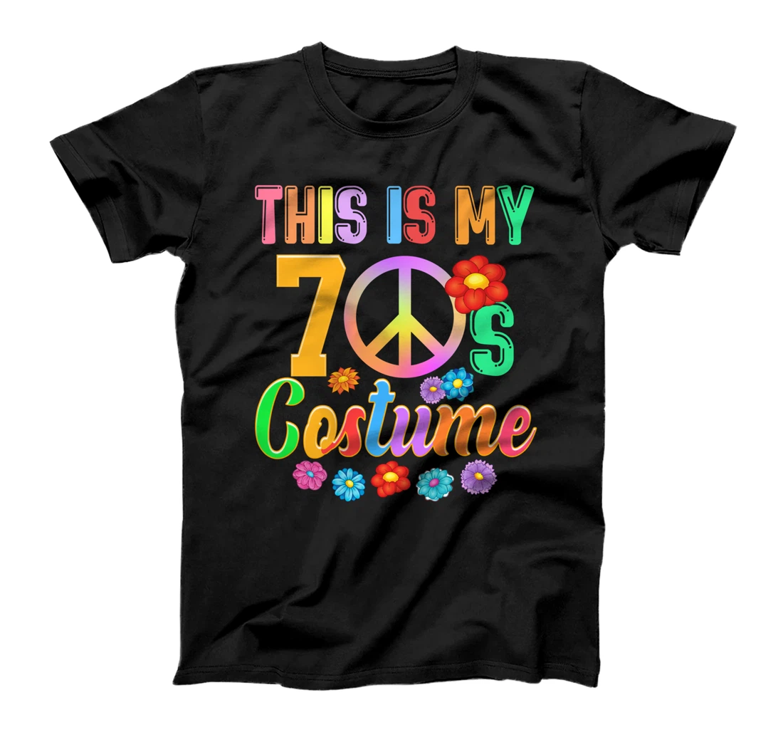 This Is My 70s Costume T-Shirt 1970s Retro Party Outfit Gift T-Shirt