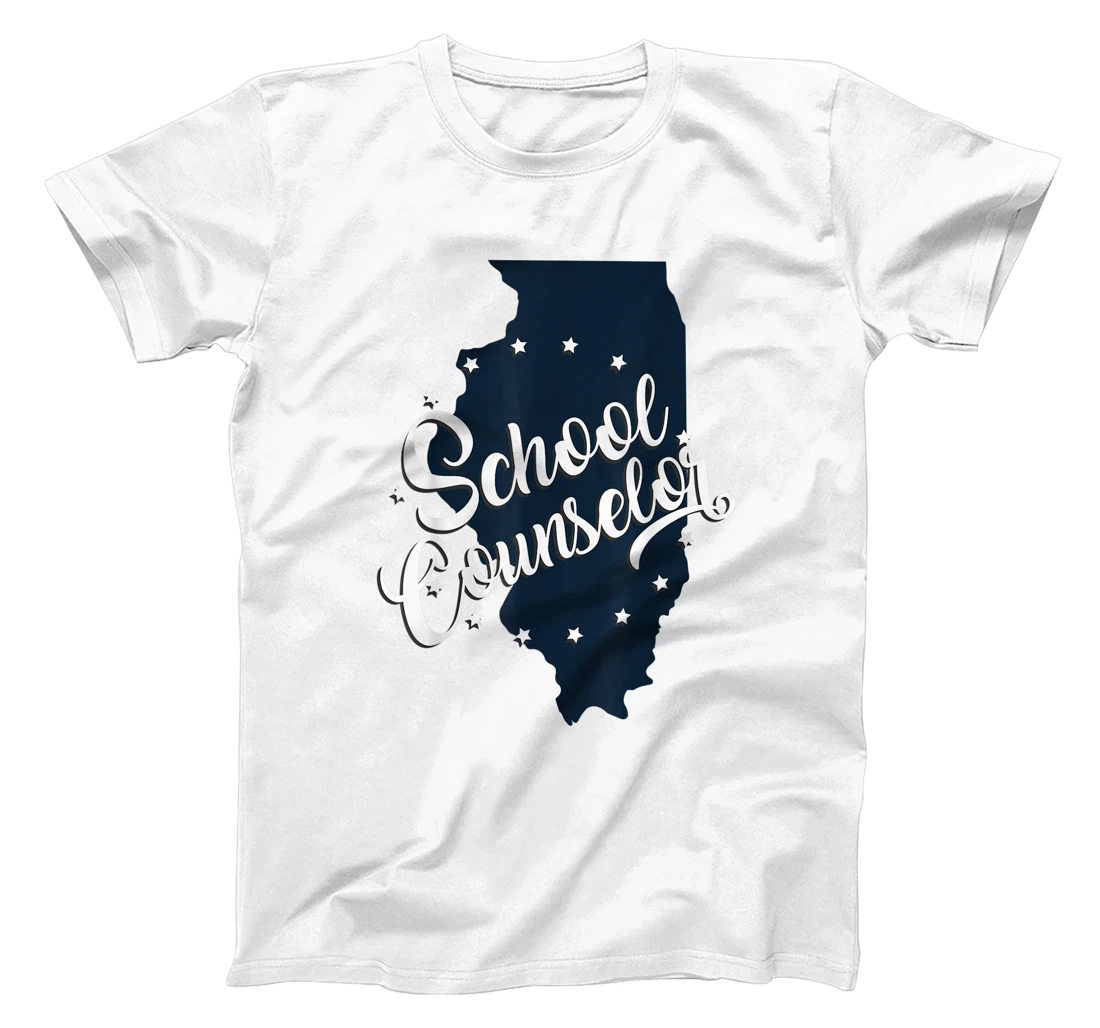 Proud Illinois School Counselor USA State Appreciation T-Shirt, Women T-Shirt