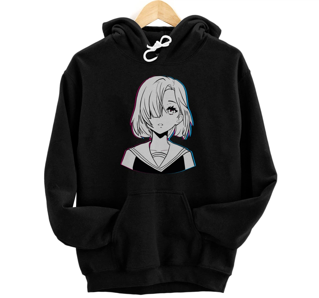 Personalized Edgy Alt Alternative women emo cyberpunk Pullover Hoodie