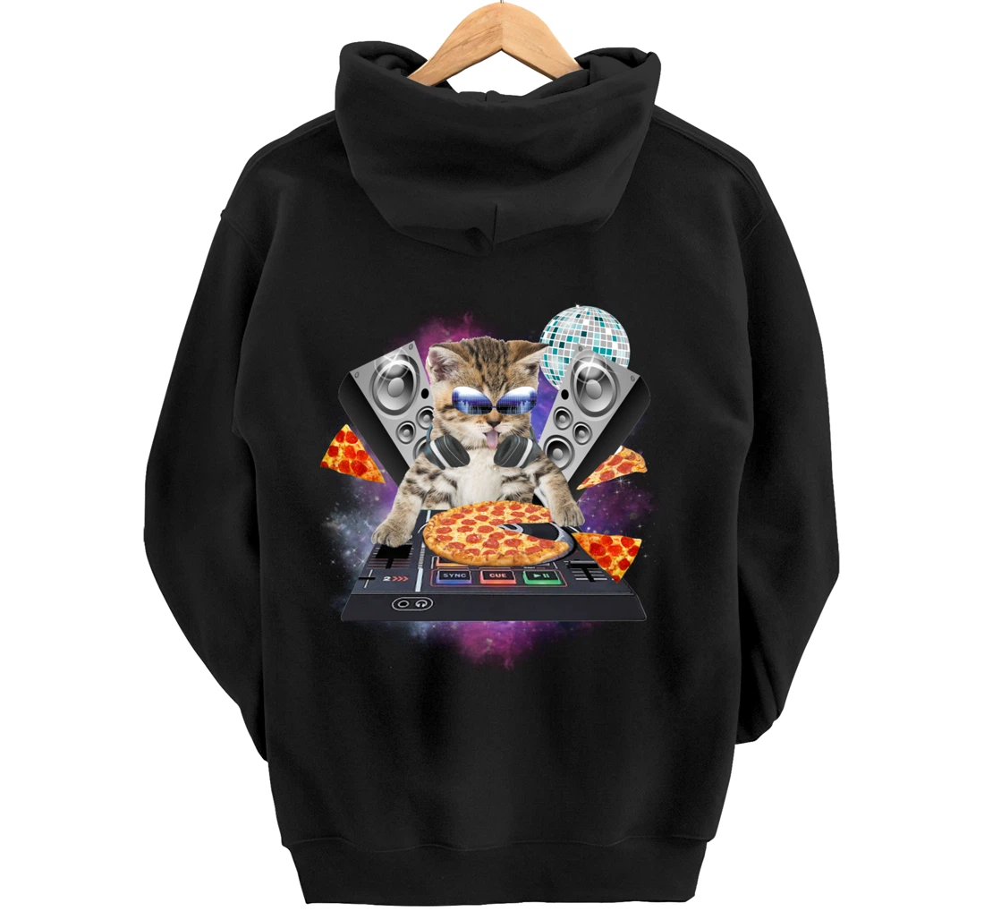 Outer Space Galaxy Universe Cat Pizza Dj Funny Cute Cosmic T Shirts,  Hoodies, Sweatshirts & Merch