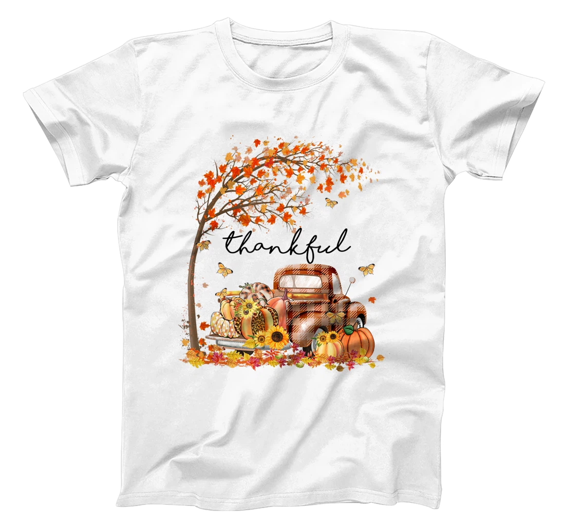 Thankful Grateful Blessed Pumpkin Truck Its Fall Yall Autumn T-Shirt, Women T-Shirt