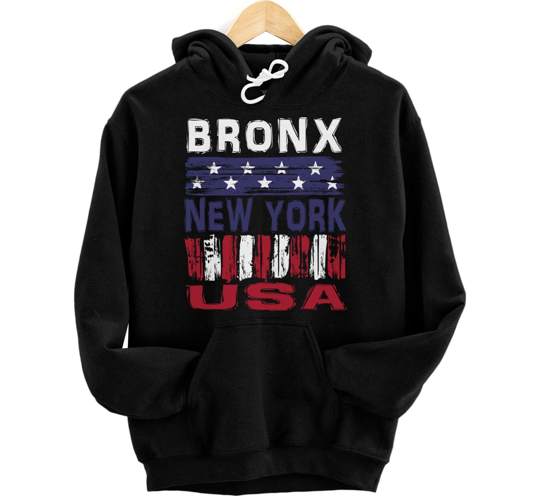 Personalized Bronx New York USA Pullover Hoodie