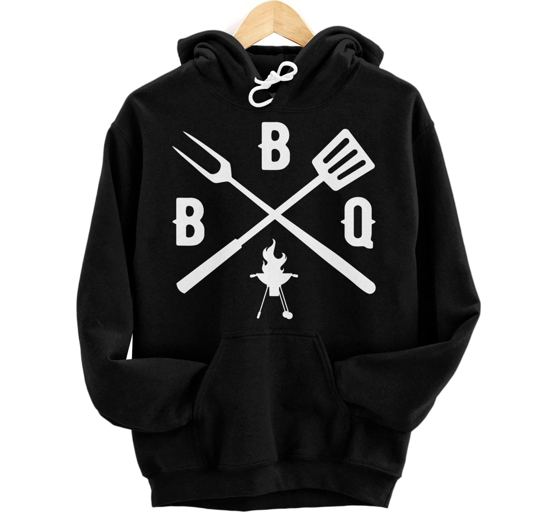 Personalized BBQ Grilling Grillmaster Smoking Pitmaster Barbecuing Pullover Hoodie