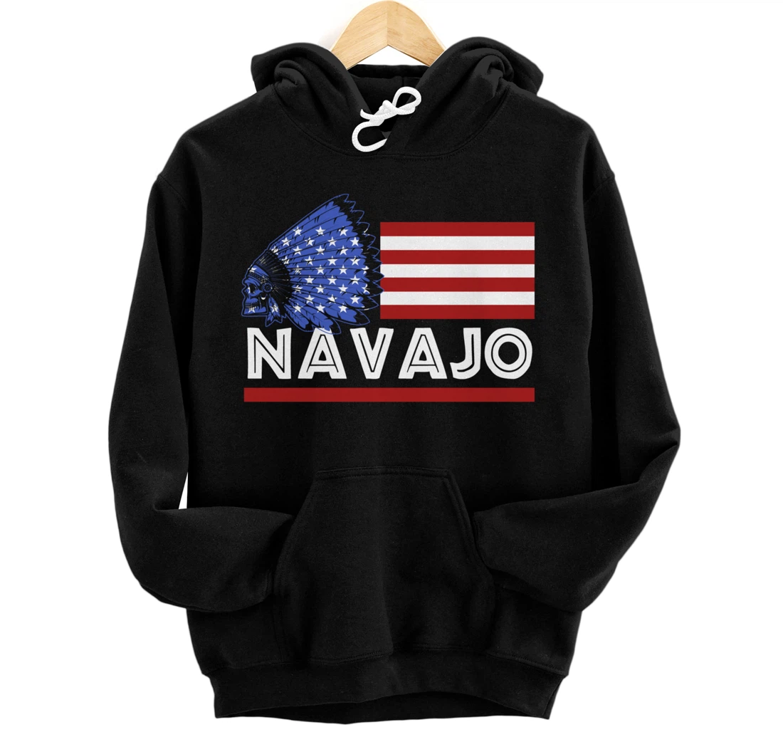 Personalized Navajo Tribe Pride Indigenous Native American USA American Pullover Hoodie