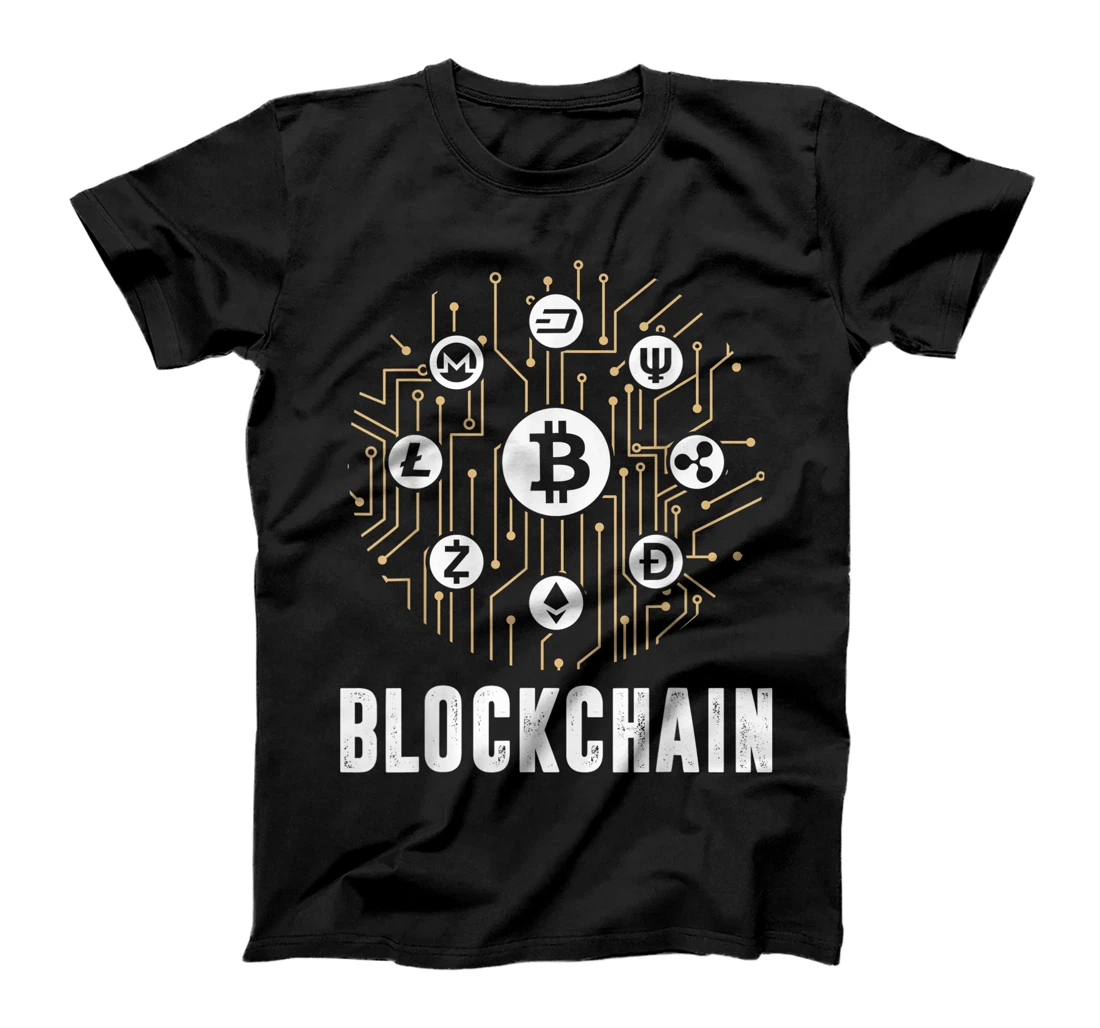 Blockchain Cryptocurrency Bitcoin Trend Crypto Art BTC T-Shirt, Women T-Shirt